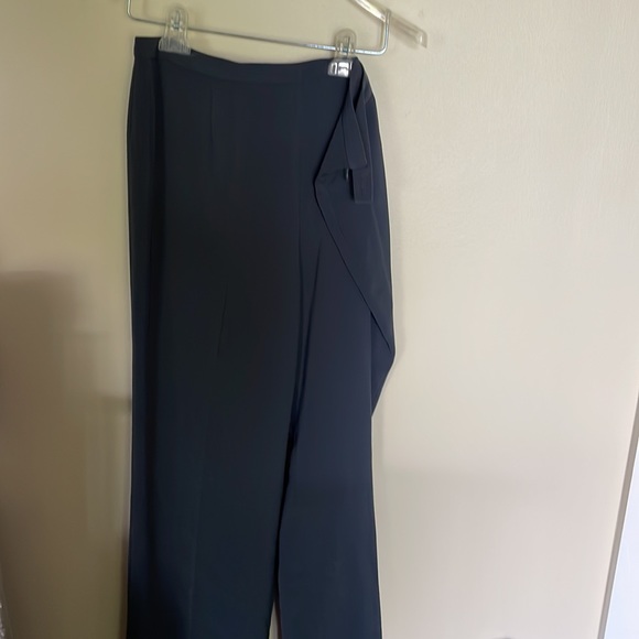 Blue 3 button Kasper suit size 14 - Picture 2 of 4